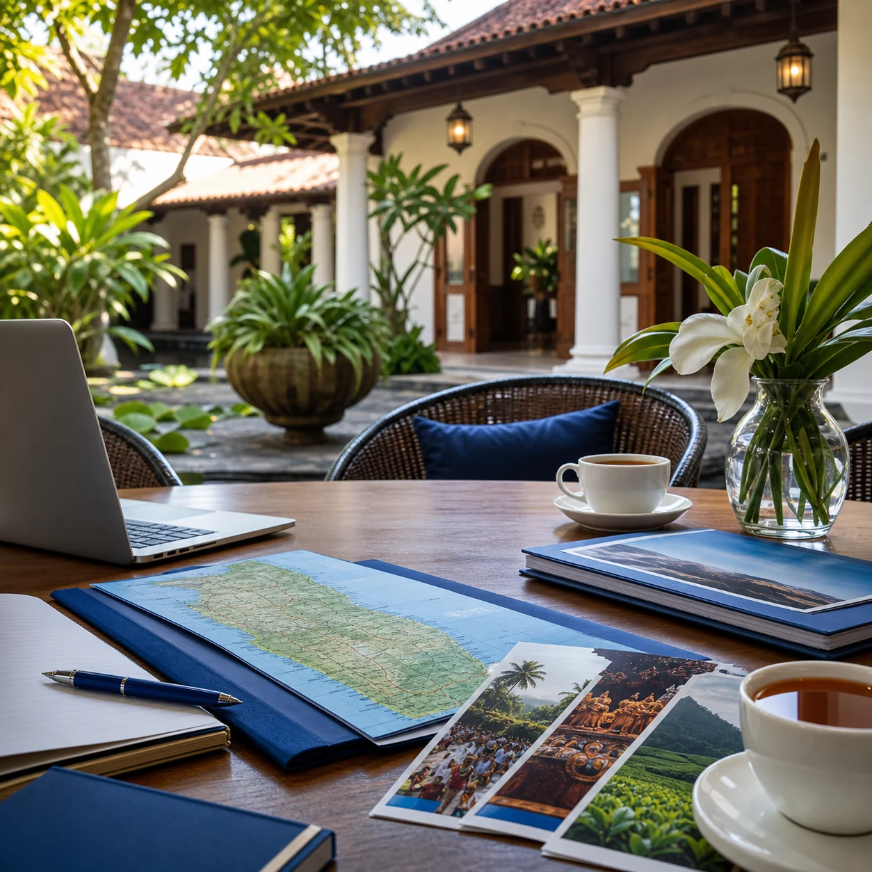 Cultural exchange travel moment in Sri Lanka